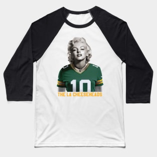 Marilyn Loves Jordan | The LA Cheeseheads Version Baseball T-Shirt